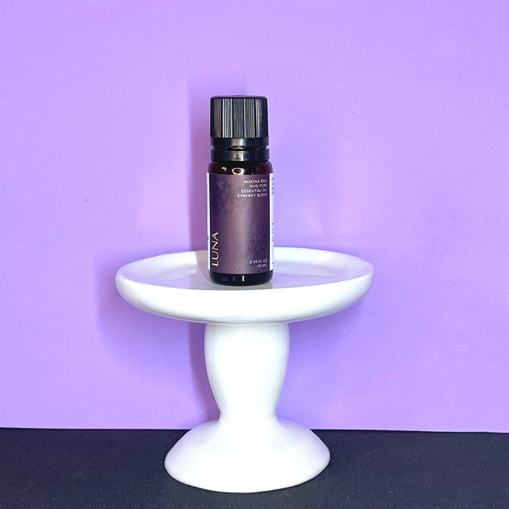 Magna Dea Luna Synergy Essential Oil Blend on Purple Background 10ml Sleep